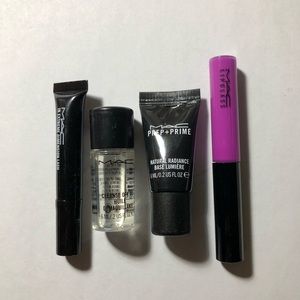 MAC Mini Mascara, Cleansing Oil, Primer, Lip Glass